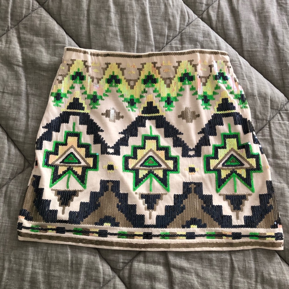 Lovemarks sequin mini skirt